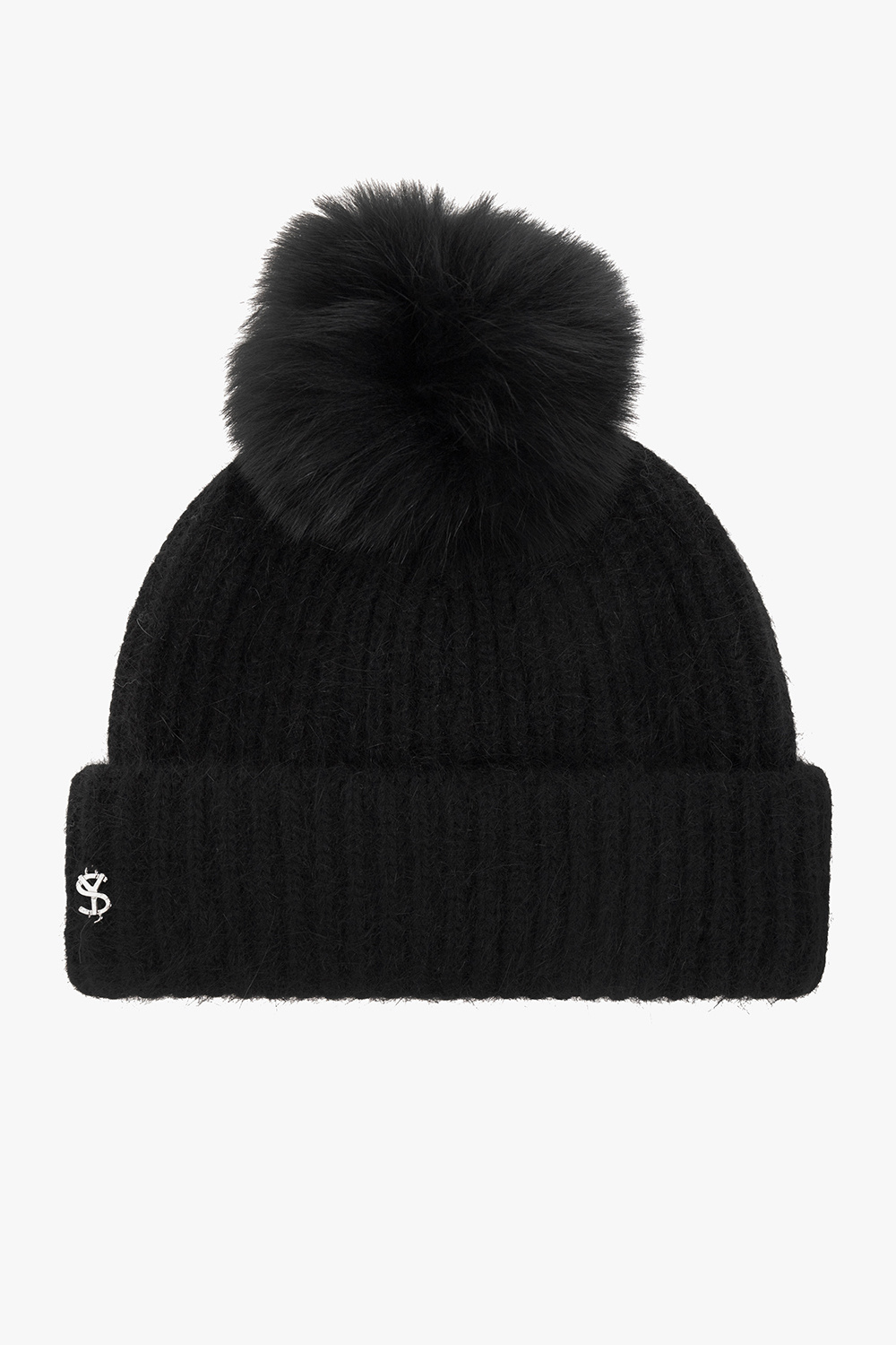 Yves Salomon Beanie with logo