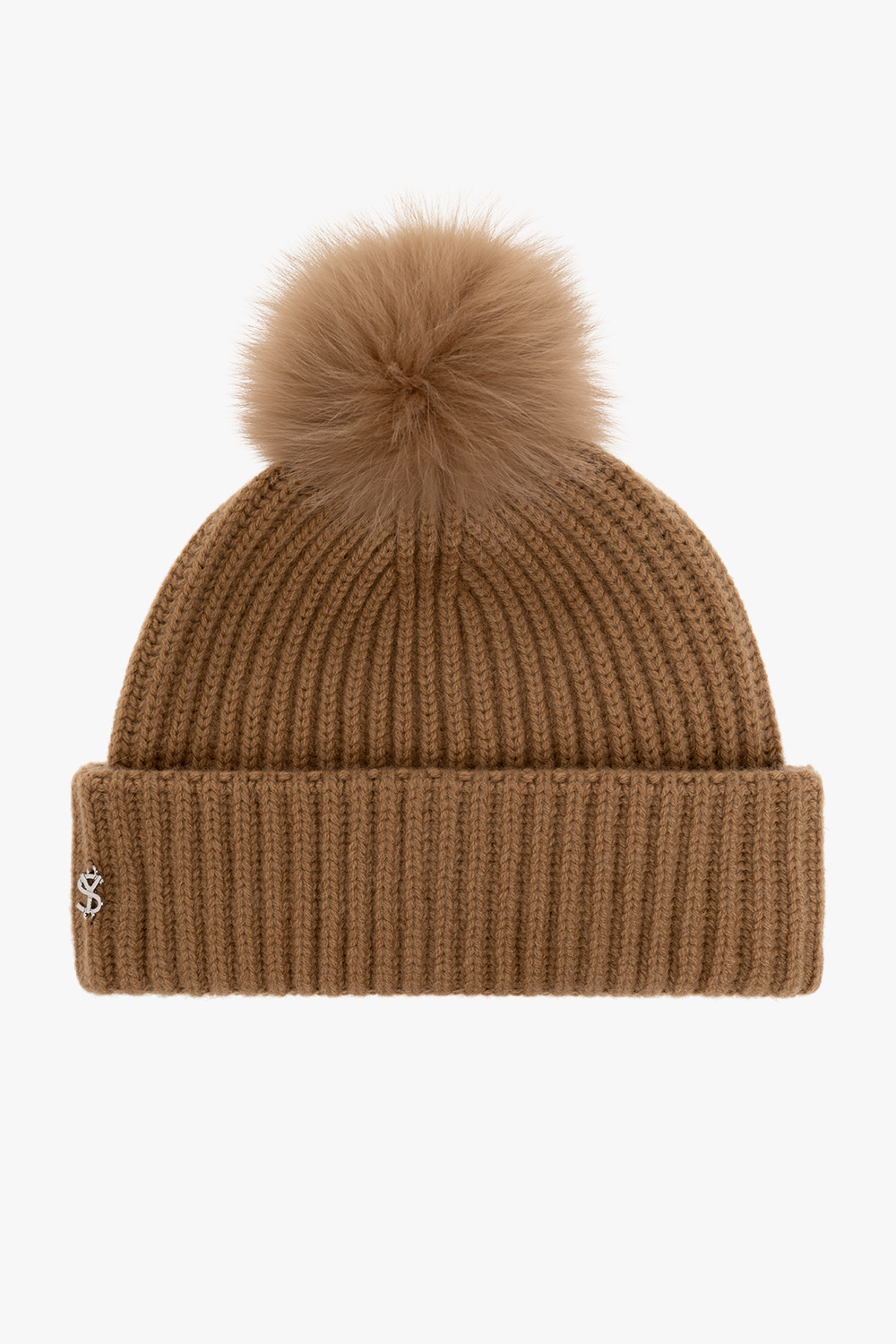 Yves Salomon Beanie with logo