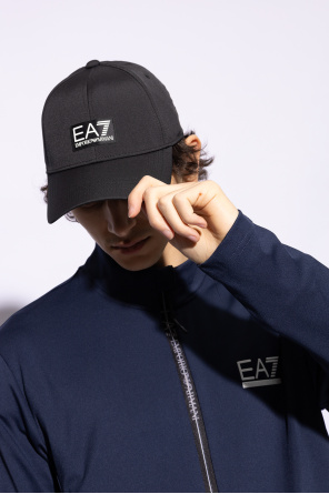 EA7 Emporio Armani Cap with visor from the 'Sustainability' collection