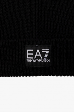 EA7 Emporio Armani emporio armani ribbed knit scarf item
