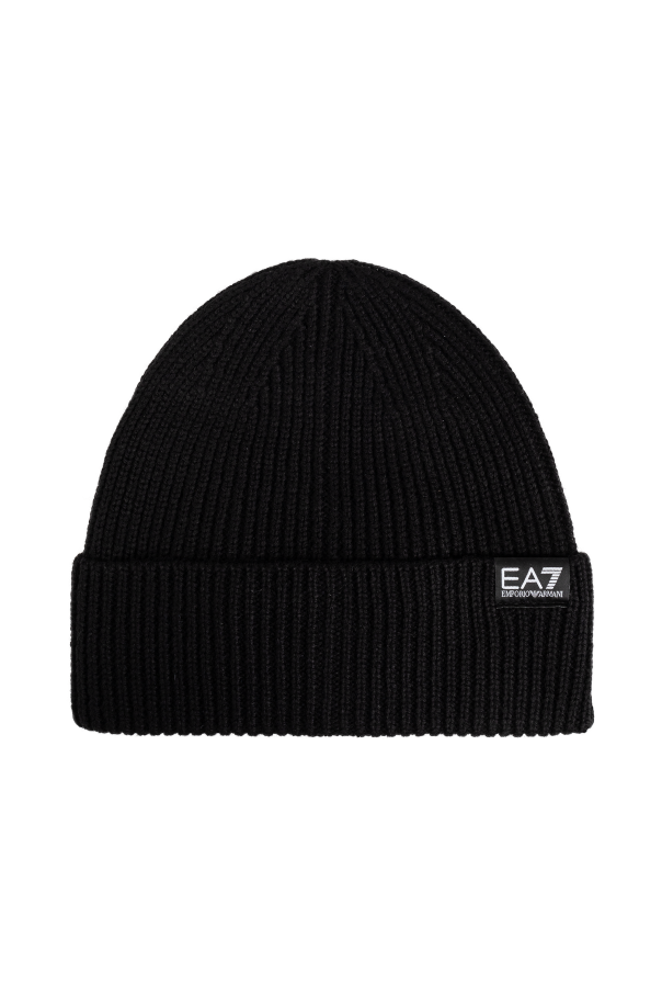 EA7 Emporio Armani Hat with logo patch