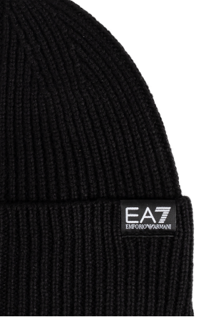 EA7 Emporio Armani Czapka z naszywką z logo