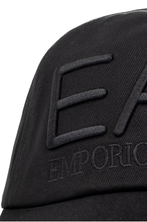 Emporio Armani Kids patch-detail denim jacket Baseball cap