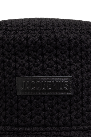 Jacquemus ‘Belo’ bucket Cream hat with logo