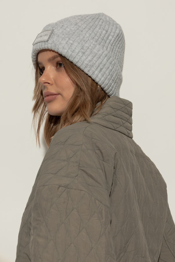 Munthe Mütze mit Logo-Aufnäher