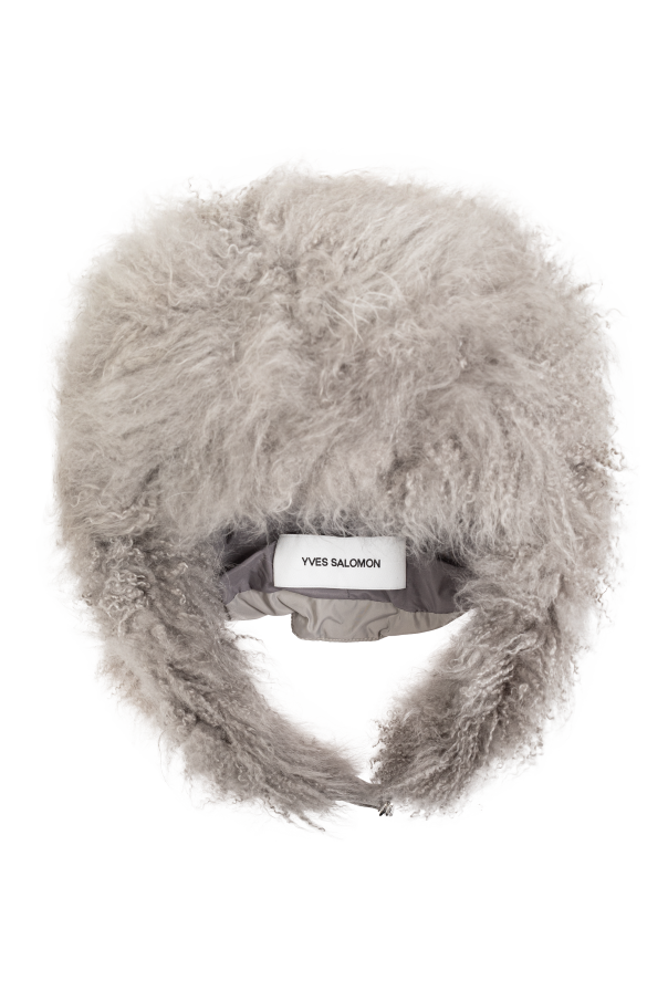 Yves Salomon Hat with fur trim