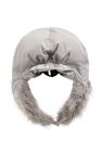 Yves Salomon GREY Hat with fur trim