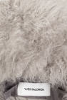 Yves Salomon GREY Hat with fur trim