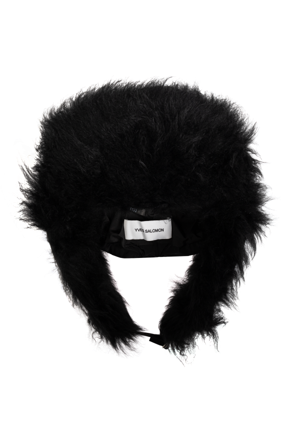 Yves Salomon Hat with fur trim