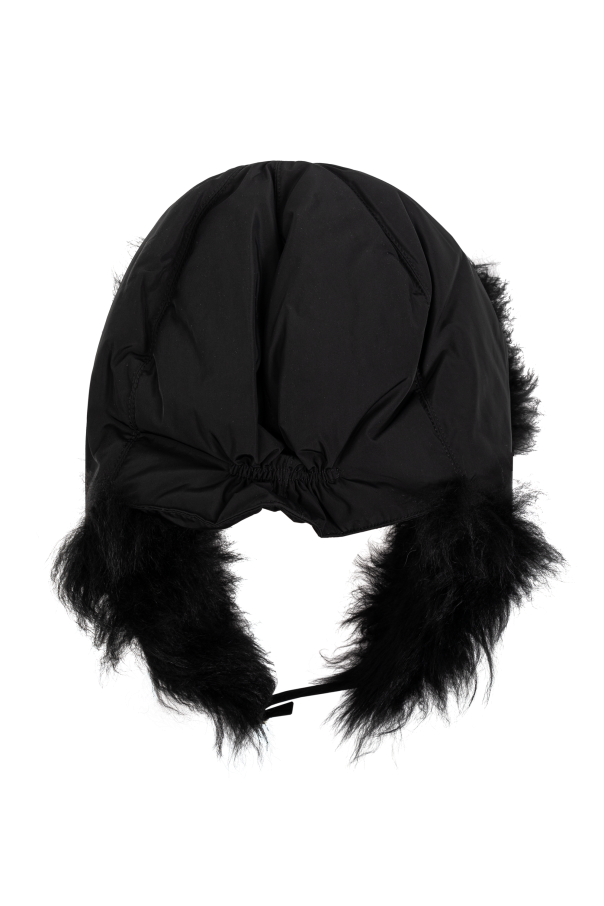 Yves Salomon Hat with fur trim