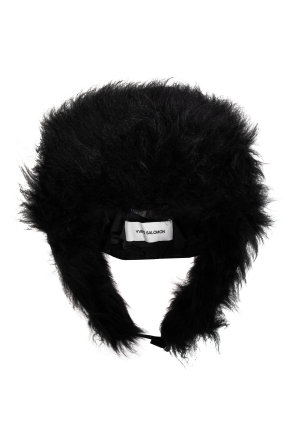 Hat with fur trim od Yves Salomon