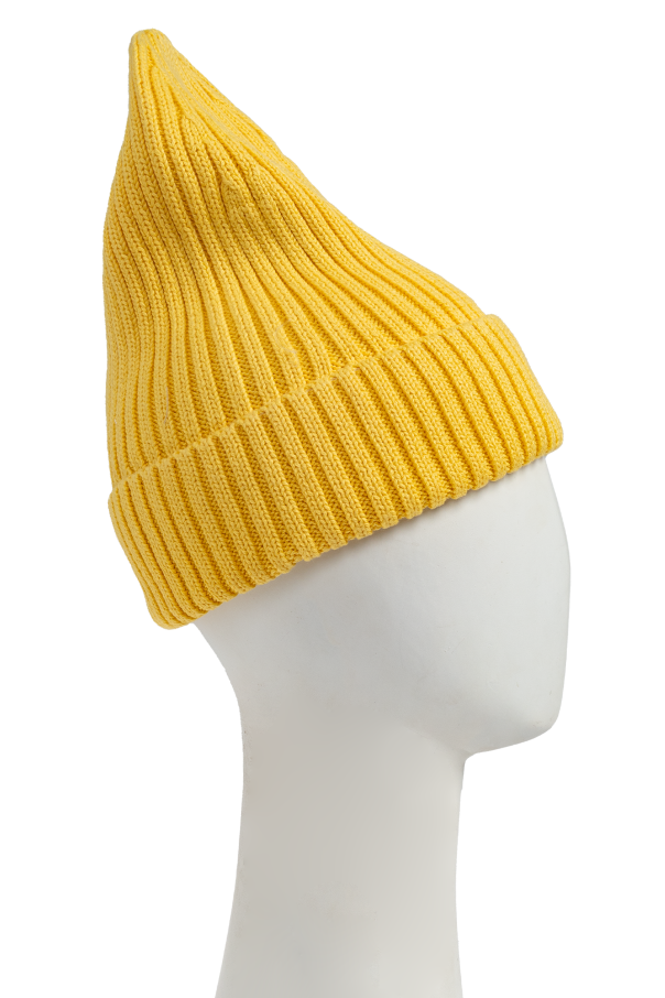 Mini Rodini Cotton beanie with logo patch