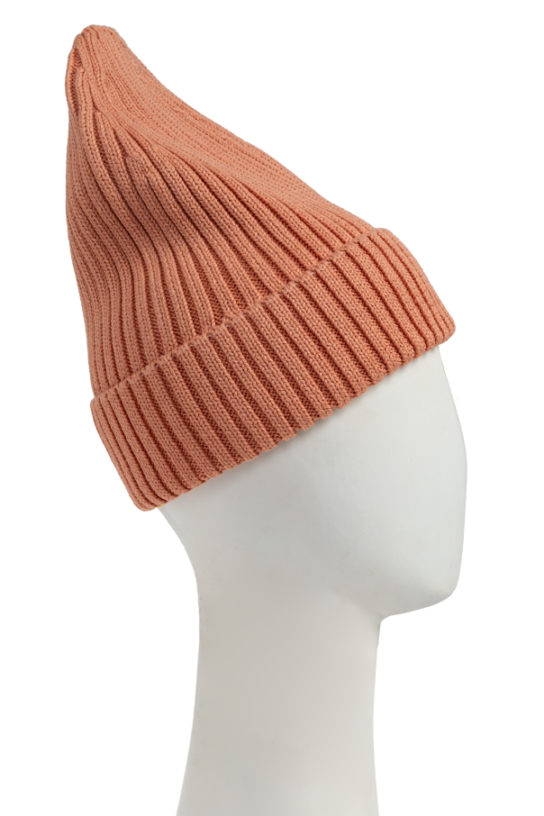Mini Rodini Cotton beanie with logo patch