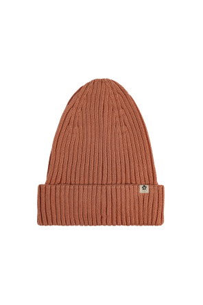 Gorro de algodón con parche con logo