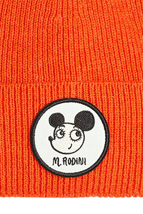 Mini Rodini Mütze mit Wollbesatz
