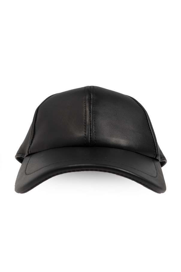 Yves Salomon Leather cap