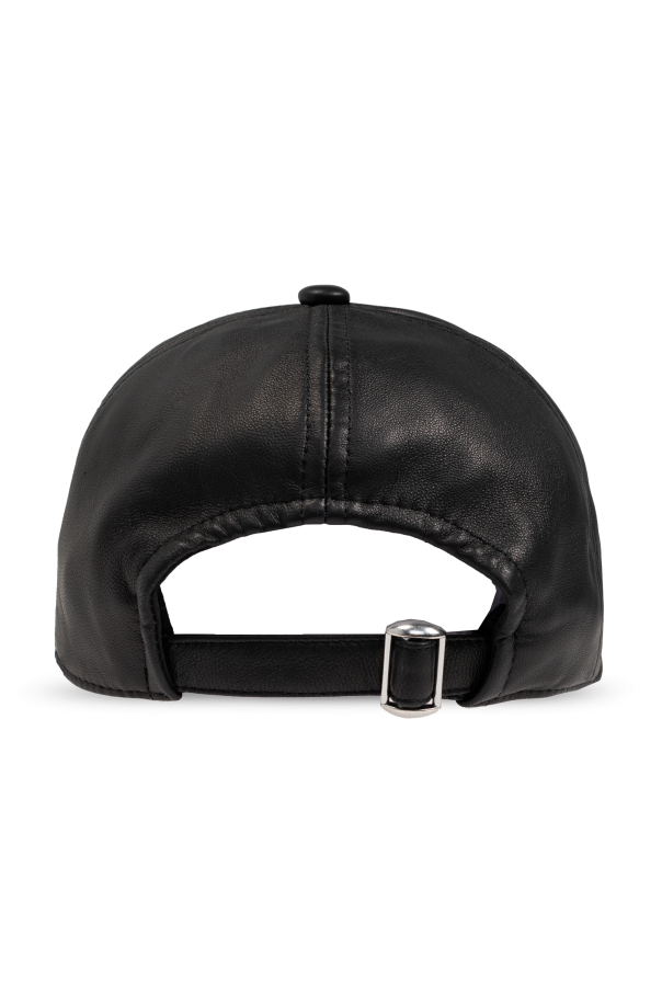 Yves Salomon Leather cap