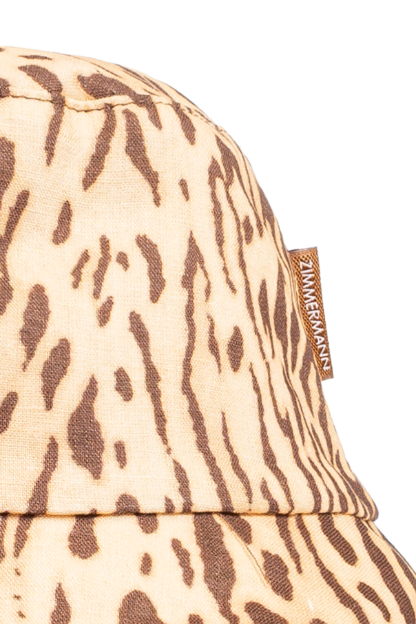 Zimmermann Sombrero con estampado animal