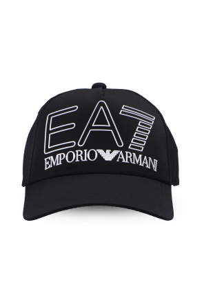 EA7 EMPORIO ARMANI CROPPED T-SHIRT WITH LOGO