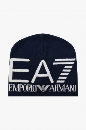 Beanie with logo od EA7 Emporio Armani