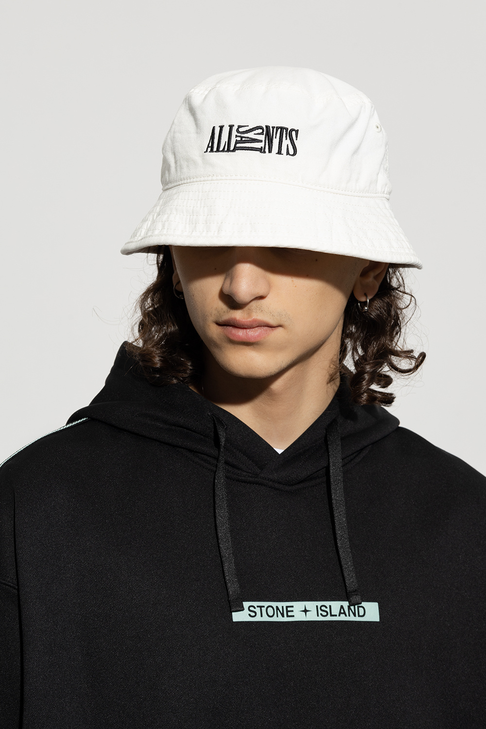 AllSaints ‘Oppose’ Reversible hat with logo