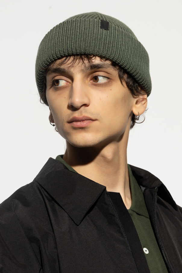 AllSaints Wool hat with logo patch