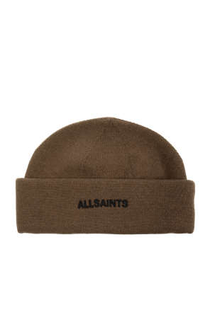 ‘underground’ beanie with logo od AllSaints