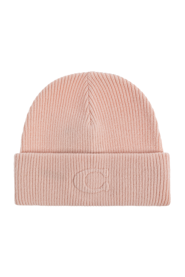 Wool beanie with logo od Coach