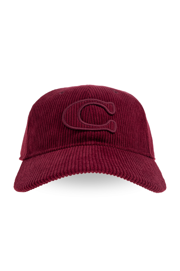 Corduroy baseball cap od Coach