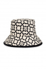 FERRAGAMO cream Hat with ‘Gancini’