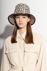 FERRAGAMO cream Hat with ‘Gancini’