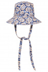 FERRAGAMO NAVY BLUE Cotton bucket hat