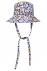 FERRAGAMO NAVY BLUE Cotton bucket hat