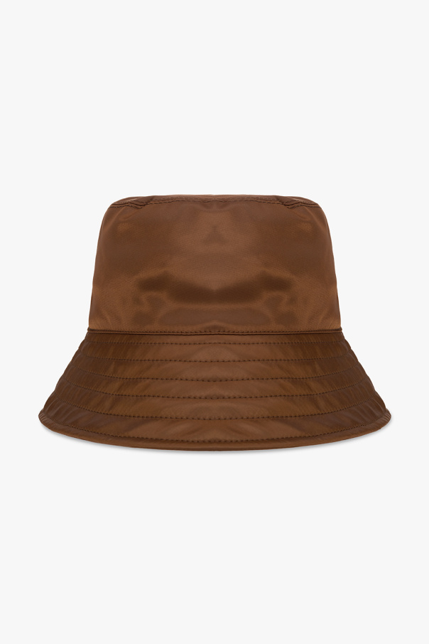 FERRAGAMO Bucket Canvas hat with logo