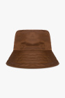 FERRAGAMO BROWN Bucket hat with logo