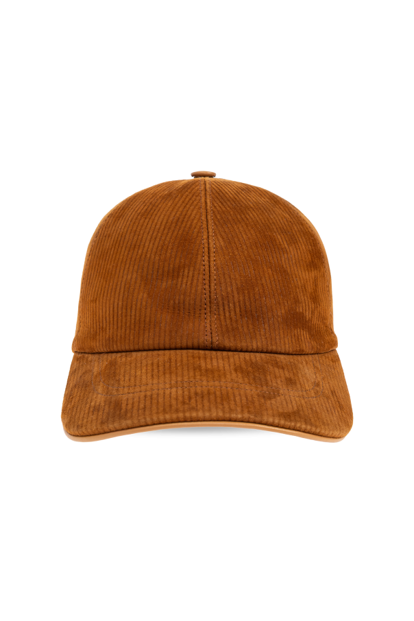 FERRAGAMO Corduroy baseball cap