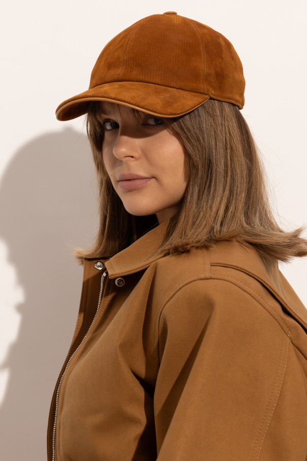 FERRAGAMO Corduroy baseball cap