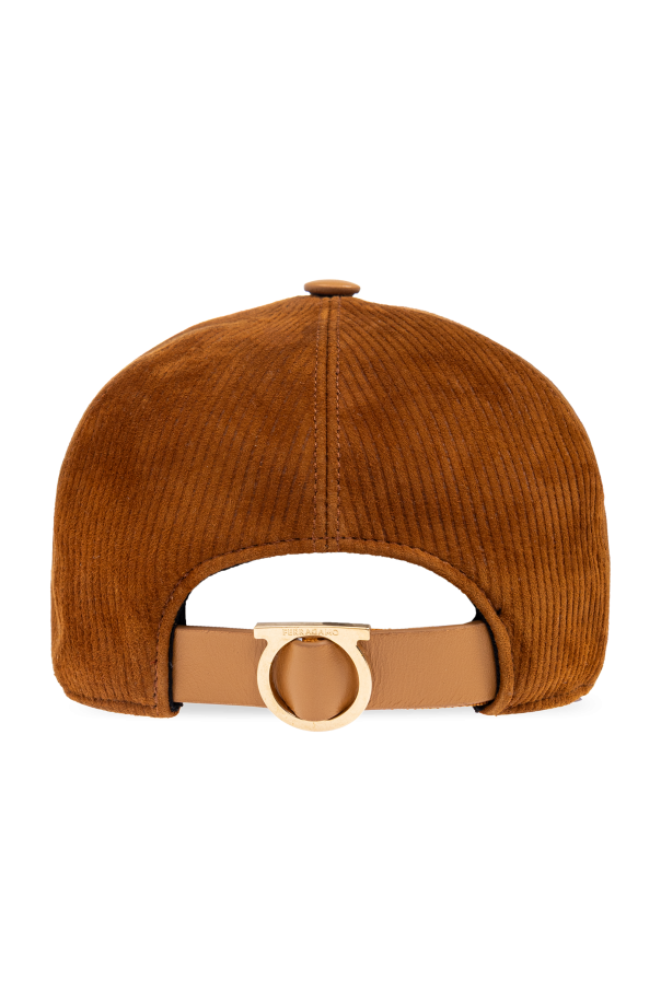 FERRAGAMO Corduroy baseball cap