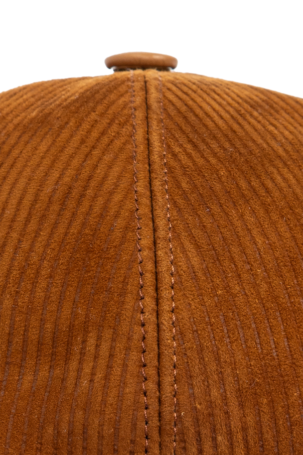 FERRAGAMO Corduroy baseball cap