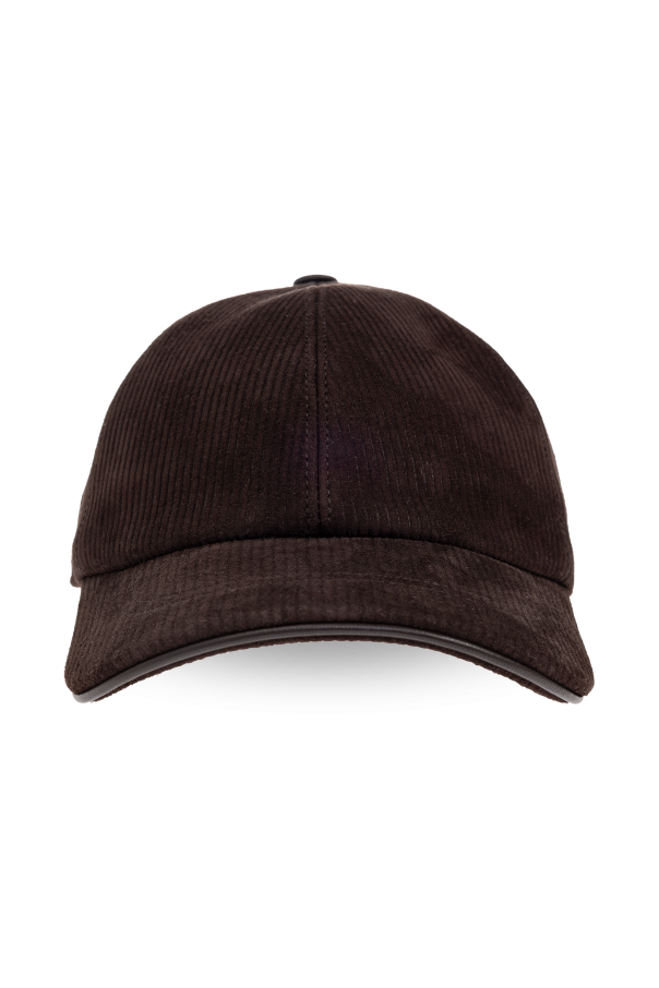 FERRAGAMO Corduroy baseball cap