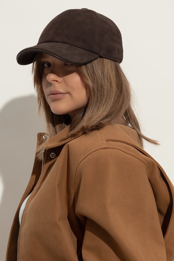 FERRAGAMO Corduroy baseball cap