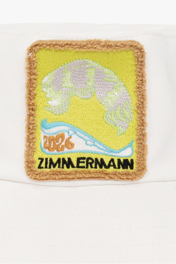 Zimmermann Calvin Klein embroidered logo bucket hat Schwarz