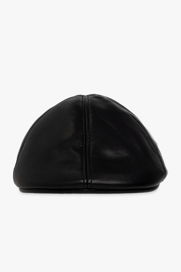 MISBHV Peaked cap in Panel leather