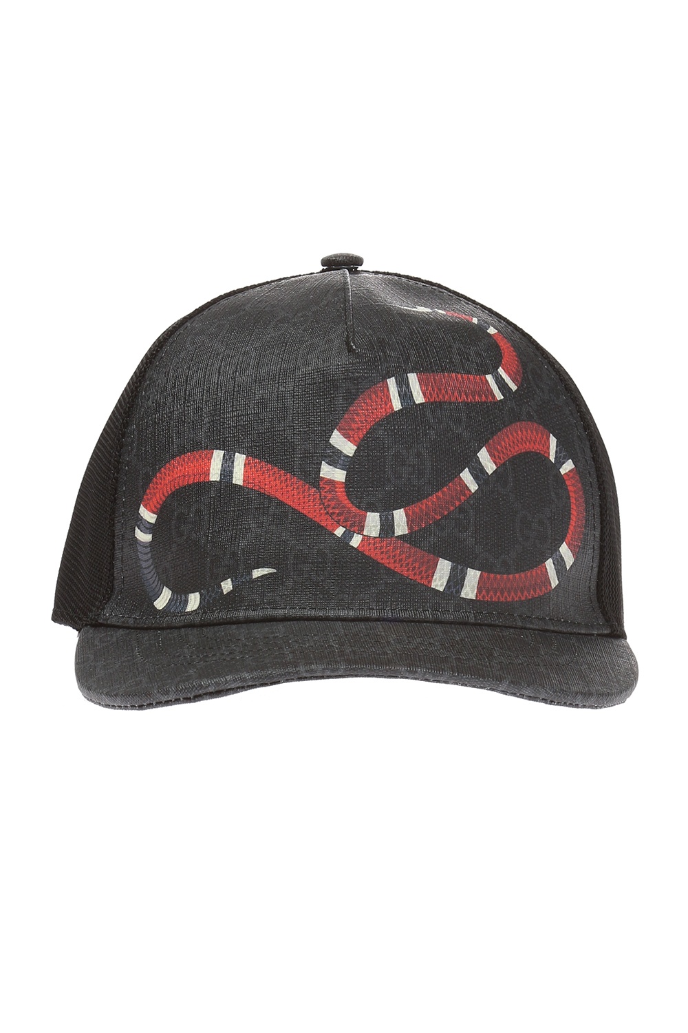 Gucci GG Supreme Baseball Hat, Size S, Black