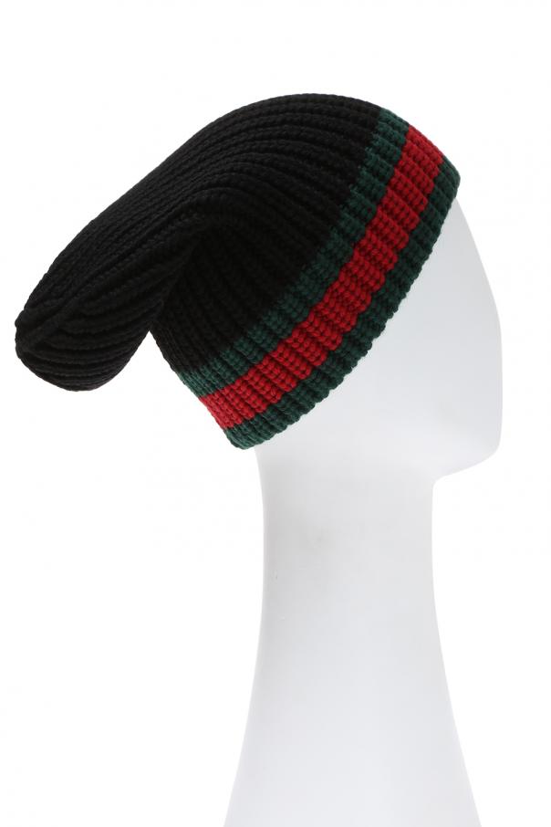 Gucci 'Web' stripe hat