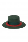 Gucci GREEN Hat with grosgrain band
