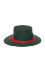 Gucci GREEN Hat with grosgrain band