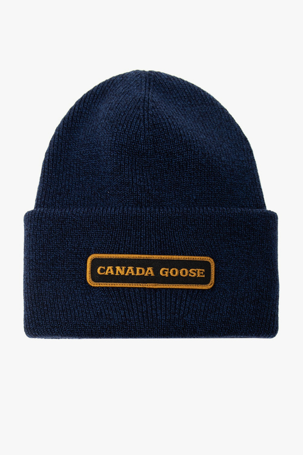 Canada Goose Czapka z naszywką z logo