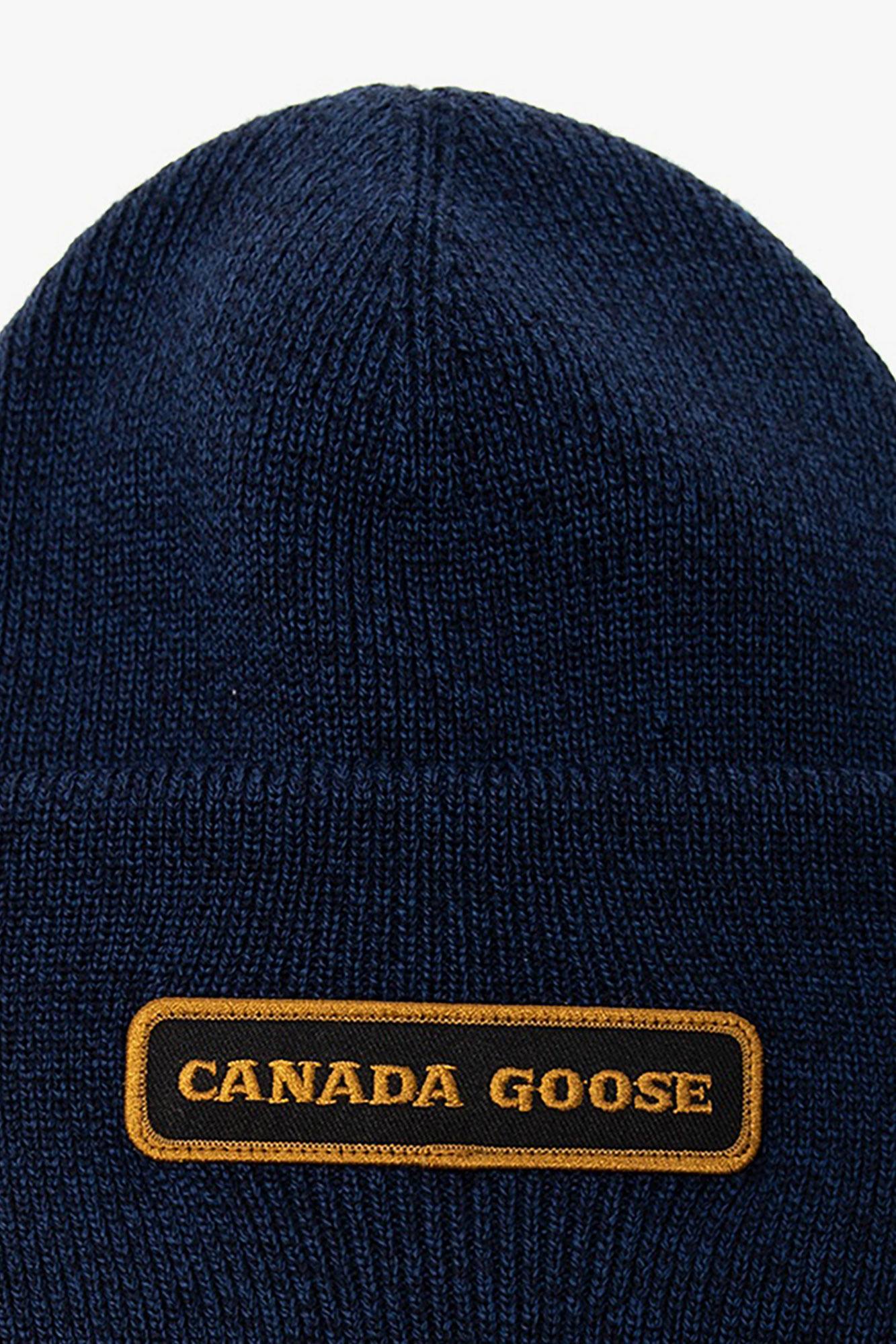 Navy blue Wool beanie with logo Canada Goose - Vitkac Canada