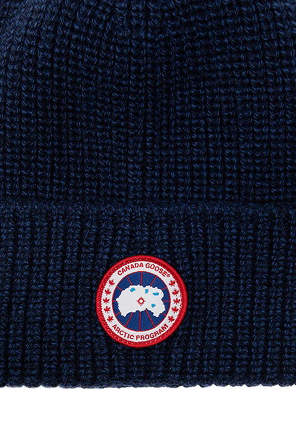 Canada Goose Czapka z naszywką z logo